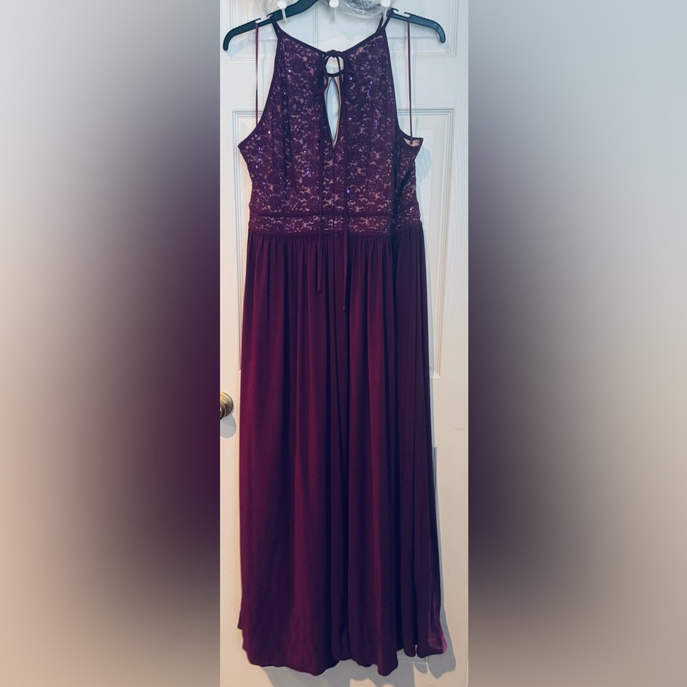 Elegant Plum Formal Dress